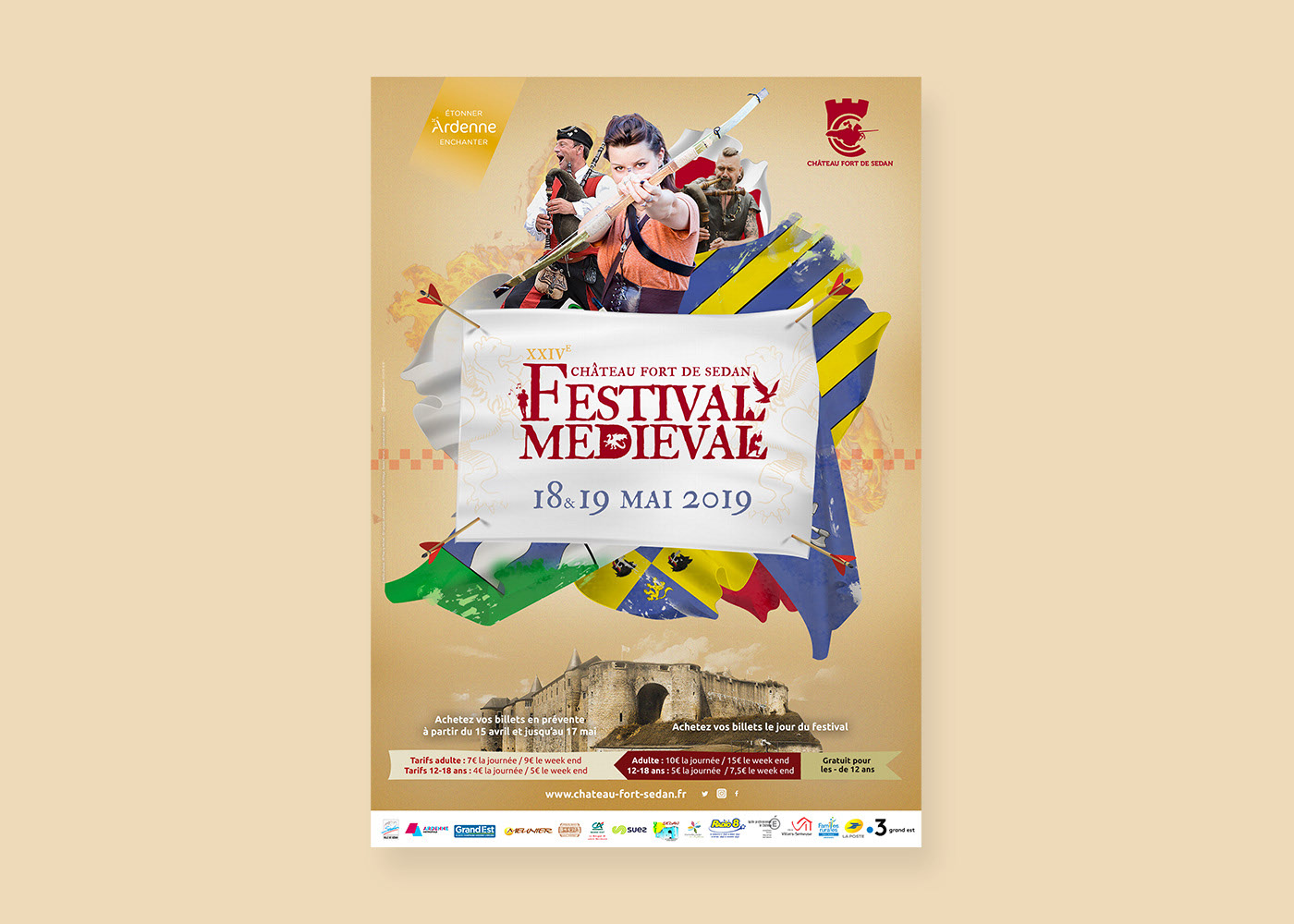 Festival médiéval Sedan affiche