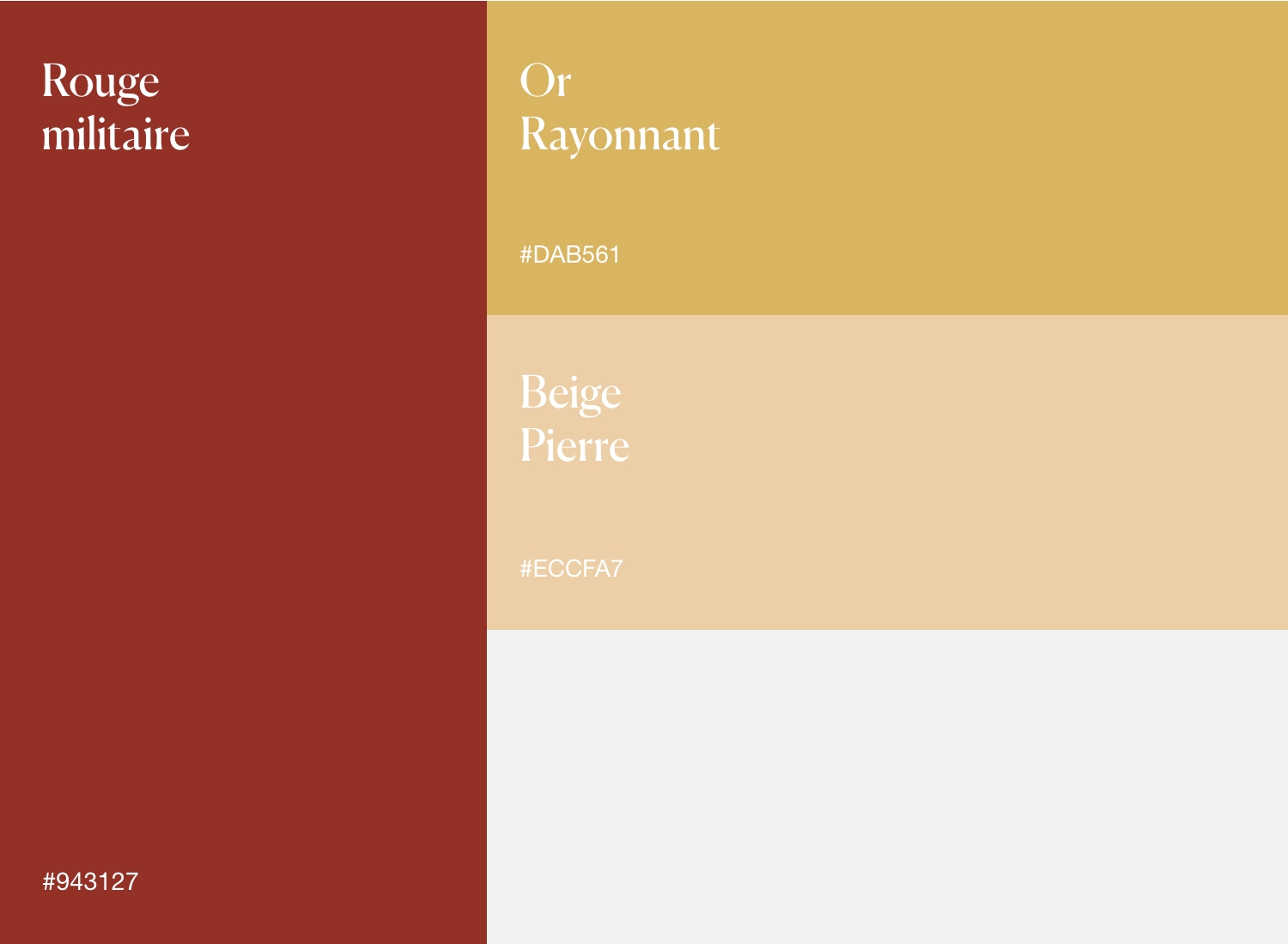 Couleurs chateau sedan