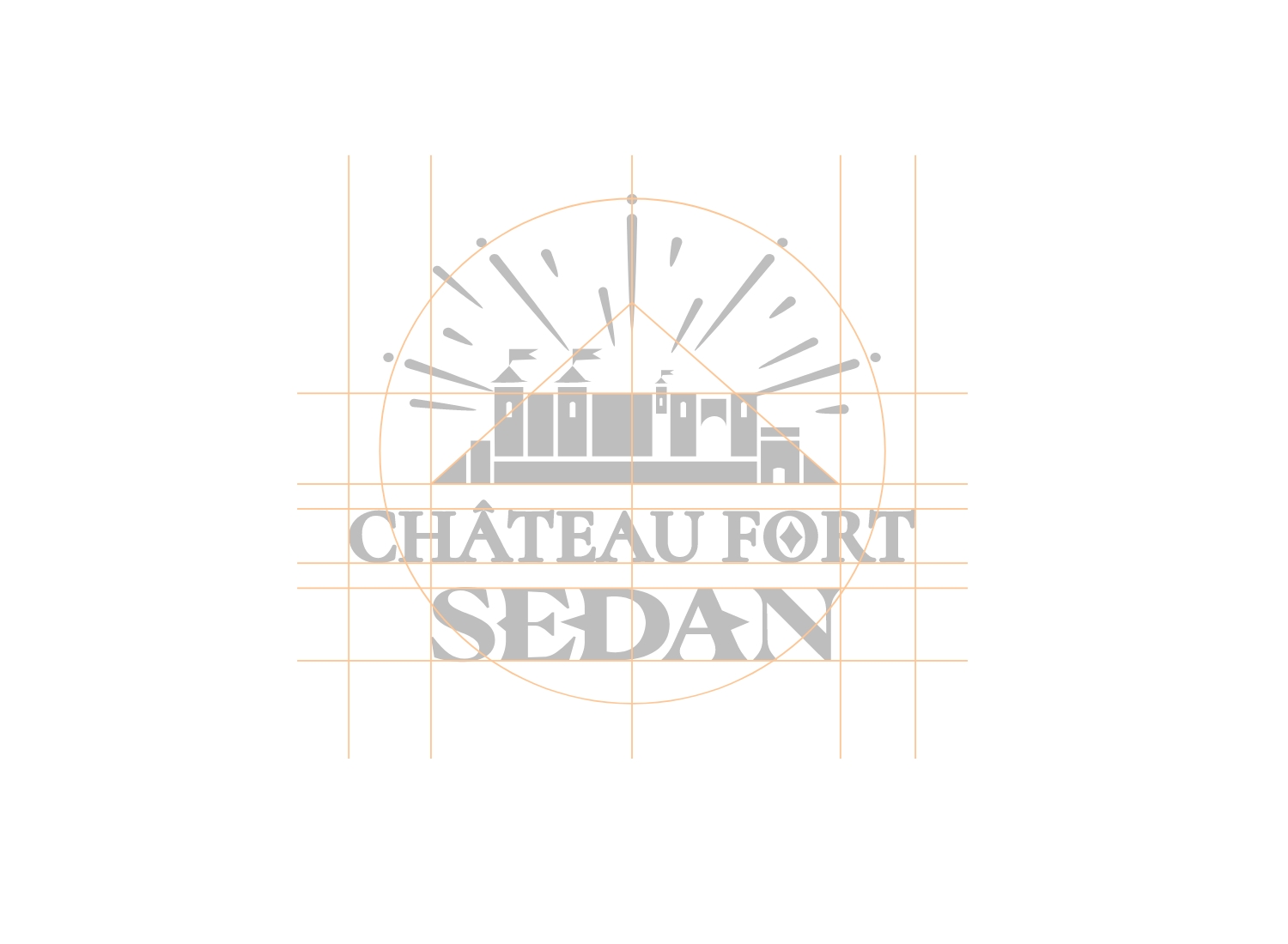 Structure du logo du château de Sedan