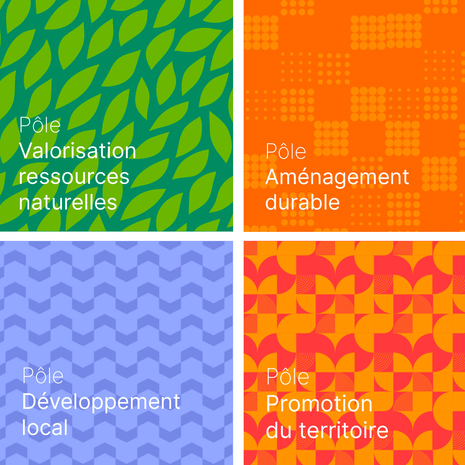 poles PNR couleurs